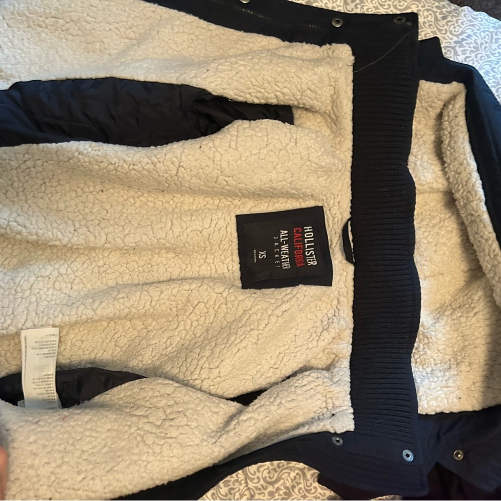 XS cropped winter coat